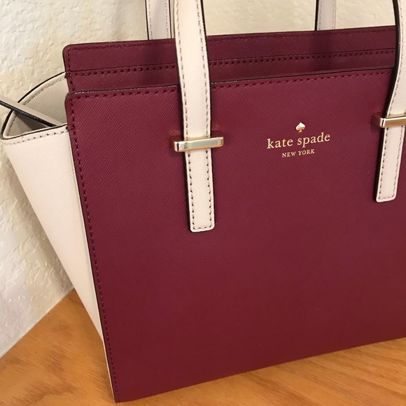 Kate spade Small Hayden cedar street merlot bag - Picture 2 of 7